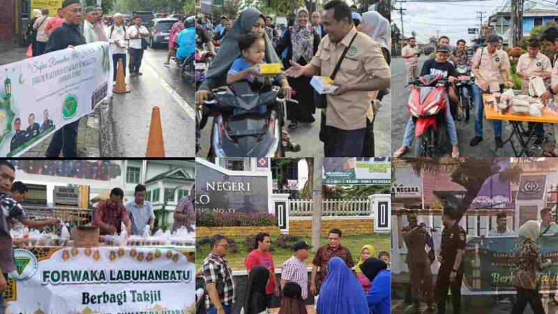 Wujud Kepedulian Insan Pers Dibulan Ramadhan,Forum Wartawan Kejaksaan Sumatera Utara  se-kabupaten Kota Serentak Berbagi Takjil Gratis Menjelang Buka Puasa 