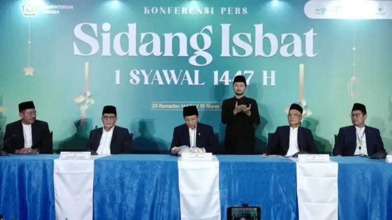 Pemerintah Tetapkan 1 Syawal 1447 H Jatuh pada Sabtu, 21 Maret 2026
