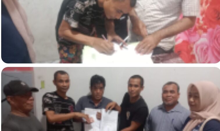 Polsek Karang Baru Fasilitasi Restorative Justice, Tersangka dan Korban Penganiayaan berdamai.