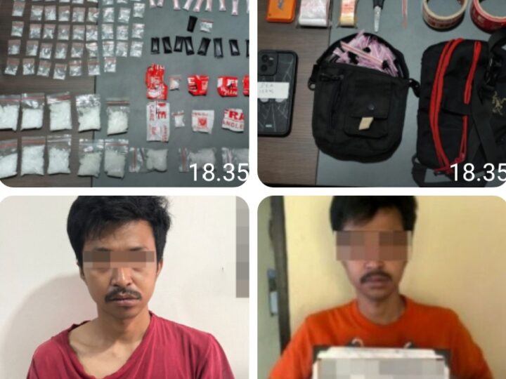 ‎Kurir Sabu Diciduk Polisi Ratusan Paket Siap Edar Diamankan Polisi