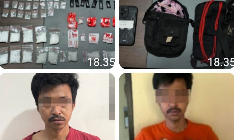 ‎Kurir Sabu Diciduk Polisi Ratusan Paket Siap Edar Diamankan Polisi