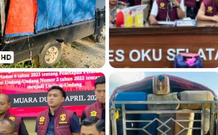Pertalite Dicampur Pewarna, Polres OKU Selatan Bongkar Gudang Oplosan di Baturaja.