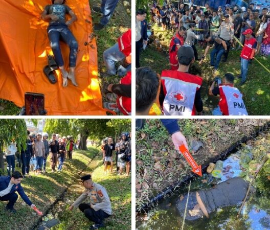 Bocah Perempuan Ditemukan Meninggal di Selokan Jalan Ratu Alamsyah Palembang, Polsek IB I Lakukan Penyelidikan