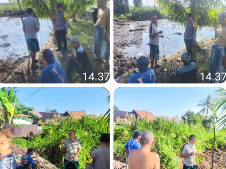 Polsek Amuntai Selatan Intensifkan Sosialisasi Swasembada Jagung di Rukam Hulu HSU