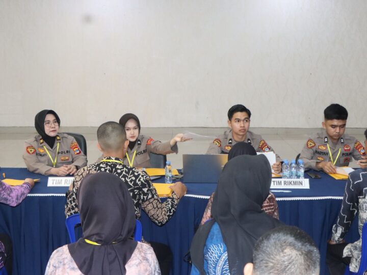 Polres HST Laksanakan Rikmin Awal  Dalam Penerimaan Terpadu Taruna, Bintara, dan Tamtama Polri Tahun Anggaran 2026.