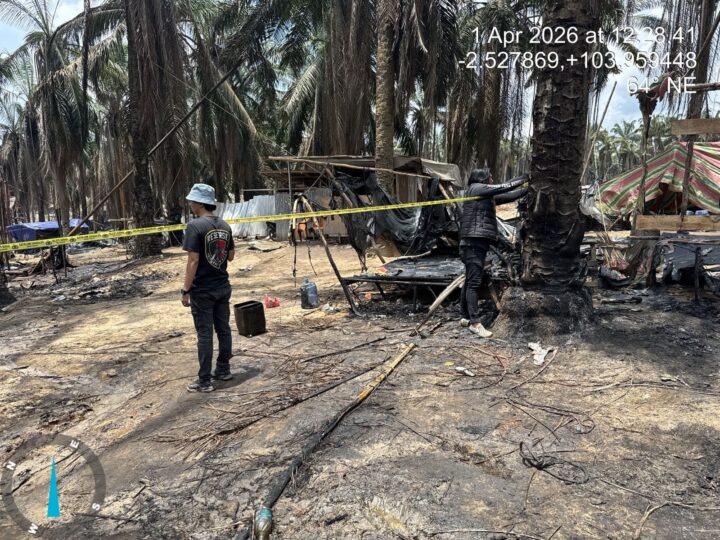 Tim Gabungan Polda Sumsel Selidiki Kebakaran 11 Sumur Minyak Ilegal di Musi Banyuasin