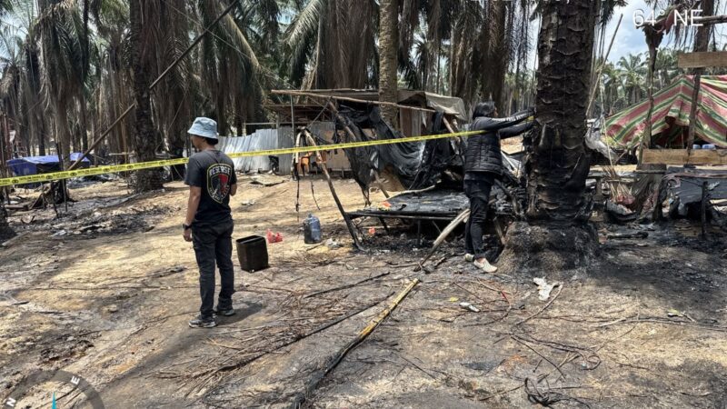 Tim Gabungan Polda Sumsel Selidiki Kebakaran 11 Sumur Minyak Ilegal di Musi Banyuasin