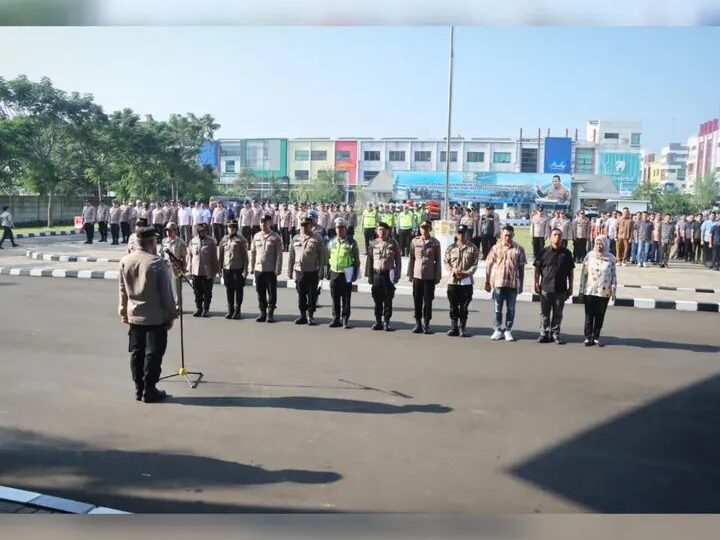 Apel Pagi Polres Metro Tangerang Kota Tekankan Kesiapsiagaan dan Pengamanan Masyarakat