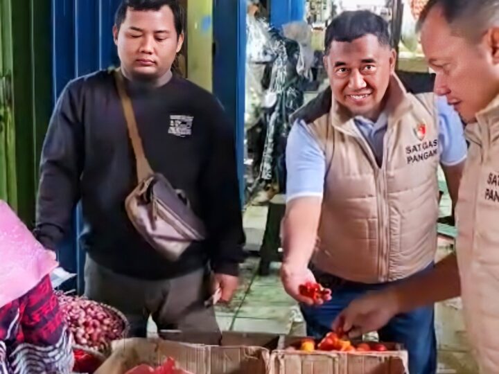 Pasca Lebaran, Satgas Pangan Polda Kalsel Pantau Stabilitas Harga Bapokting di Pasar Antasari