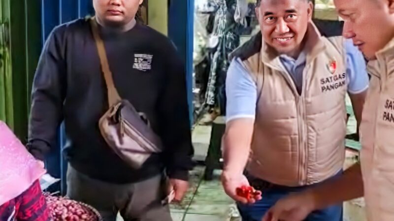 Pasca Lebaran, Satgas Pangan Polda Kalsel Pantau Stabilitas Harga Bapokting di Pasar Antasari