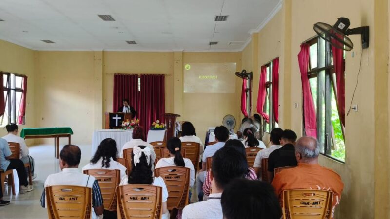 Anggota TNI/Polri HSU Beragama Kristen, Rayakan Hari Raya Paskah Tahun 2026 di Barak Dalmas Parama Satwika Polres HSU,