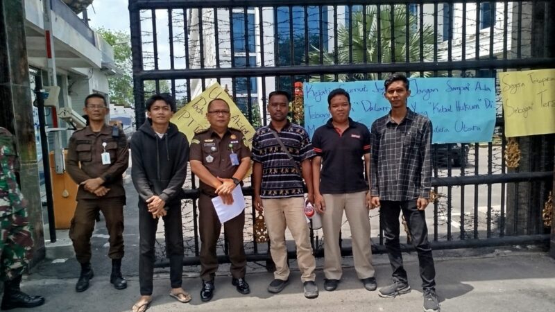 Kelompok Massa Pedang Demokrasi Minta Kejatisu Usut Tuntas Dugaan Korupsi Bank Sumut KCP Krakatau
