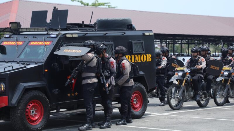 Tingkatkan Kesiapsiagaan Hadapi Kontinjensi, Brimob Polda Sumut Matangkan Strategi Lewat TFG Sispamkota