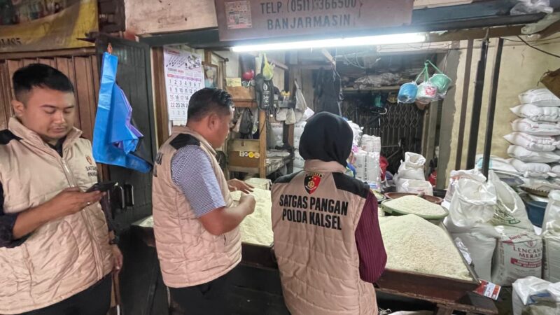 Polda Kalsel Pantau Harga Beras dan Bapokting di Pasar Antasari, Sejumlah Komoditas Alami Kenaikan