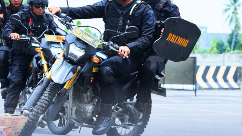 Sinergi Taktis Brimob dan Polda Sumut Matangkan Sispamkota Lewat Tactical Floor Game
