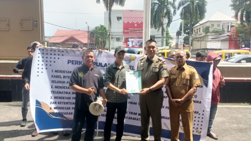 Soroti Dugaan Pelanggaran Moratel, SBC Gelar Aksi dan Tuntut Penegakan Aturan Perwali & Perwali Kota Palembang.