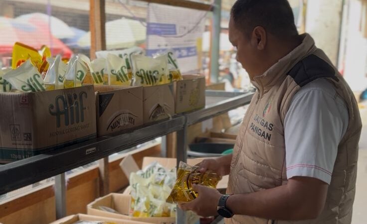Satgas Pangan Polda Kalsel Turun ke Pasar Antasari, Cek Harga dan Stok Bahan Pokok
