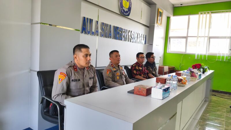 Cegah Aksi Kenakalan Remaja, Siswa Setukpa Polri Sindikat 12 Kelas C2 Sampaikan Pesan Kamtibmas di Sekolah SMAN 1 Sukaraja