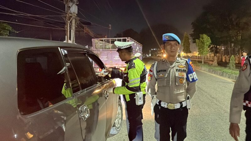 Ciptakan Rasa Aman di Malam Hari, Polres Aceh Tamiang Gelar Razia KRYD