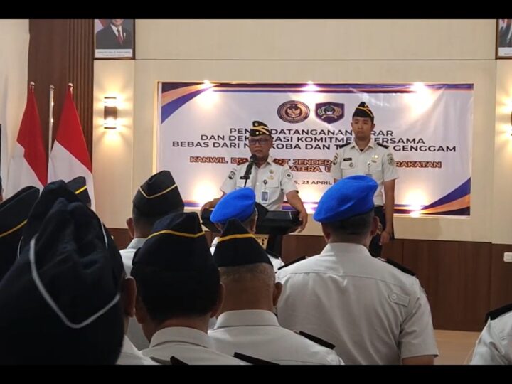 Ikrar Bebas Narkoba dan HP Digelorakan, Kakanwil Ditjenpas Sumut: Perubahan Dimulai dari Hal Kecil