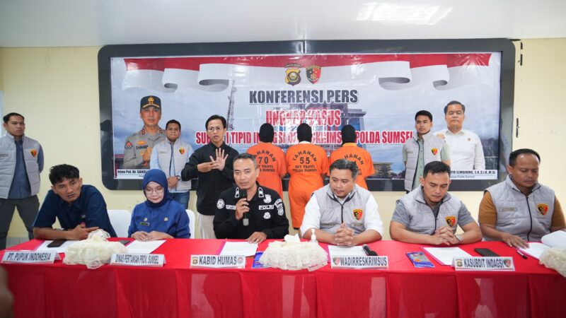 Jaga Ketahanan Pangan Nasional, Polda Sumsel Amankan Distribusi Pupuk Bersubsidi