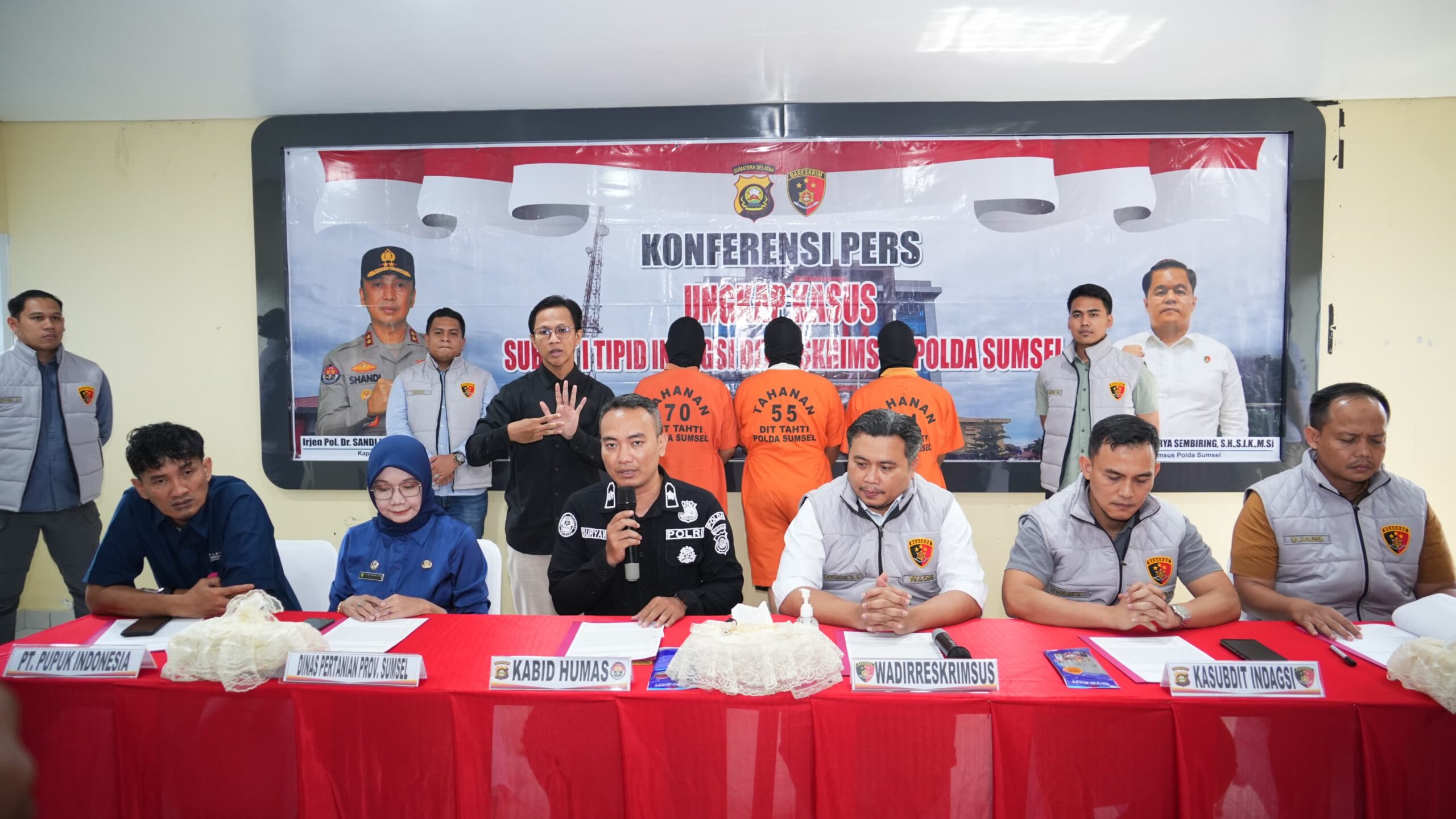 Jaga Ketahanan Pangan Nasional, Polda Sumsel Amankan Distribusi Pupuk Bersubsidi