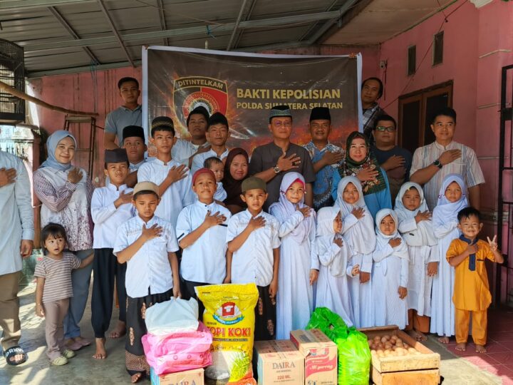 Bukan Sekadar Tugas, Polda Sumsel Tebar Kebaikan dan Al-Qur’an di Palembang