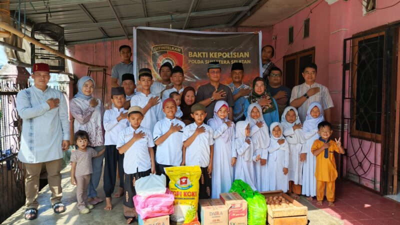 Bukan Sekadar Tugas, Polda Sumsel Tebar Kebaikan dan Al-Qur’an di Palembang
