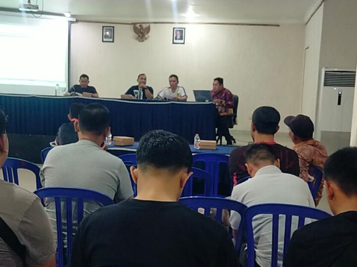 Sambut HUT Bhayangkara Ke-80 ,Polres HST Gelar Rapat Pemantapan Persiapan Turnamen Sepak Bola Kapolres CUP U.40