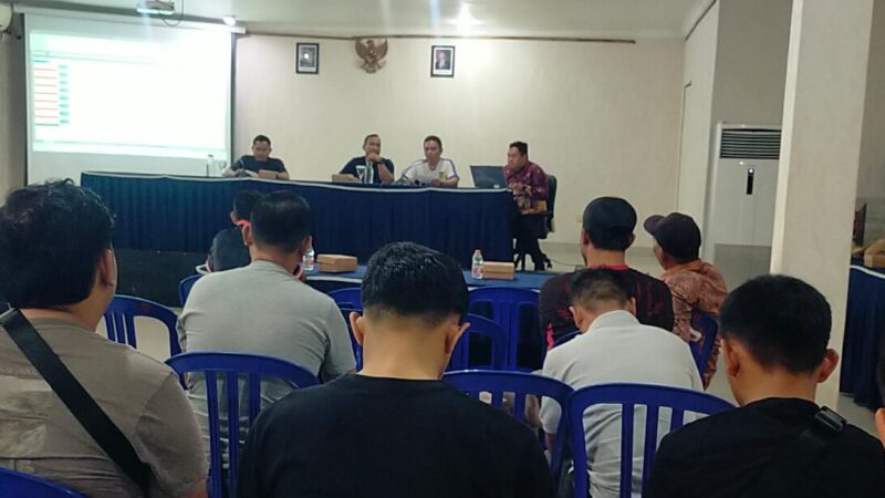 Sambut HUT Bhayangkara Ke-80 ,Polres HST Gelar Rapat Pemantapan Persiapan Turnamen Sepak Bola Kapolres CUP U.40