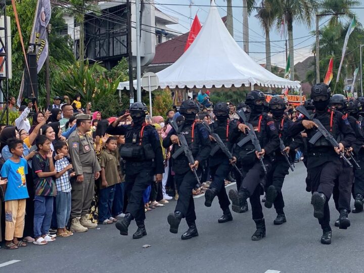 Semarak Hari Jadi ke-155 Kota Pematangsiantar, Brimob Polda Sumut Tunjukkan Kehadiran Profesional dan Humanis