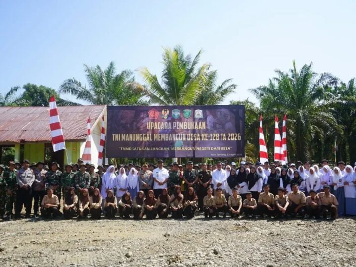 TMMD ke-128: Membangun Negeri, Mengukir Sejarah di Desa