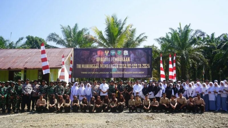 TMMD ke-128: Membangun Negeri, Mengukir Sejarah di Desa