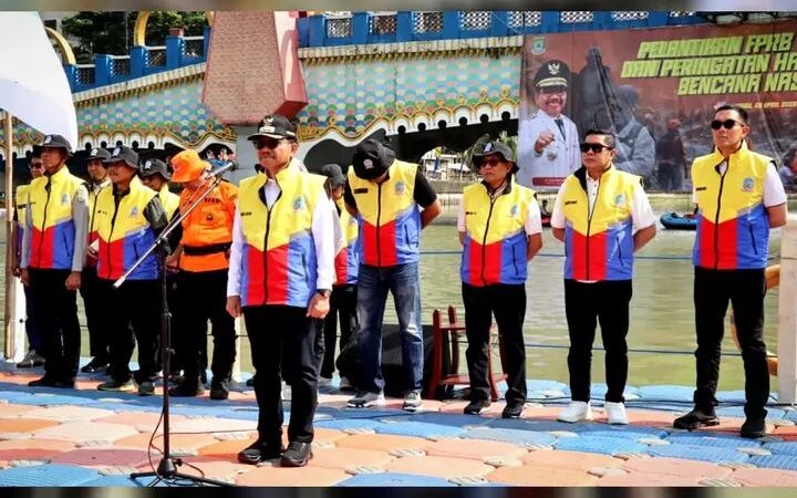 Polres Metro Tangerang Kota Hadiri Pelantikan FPRB dan Peringatan Hari Kesiapsiagaan Bencana 2026
