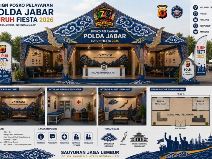 Polda Jabar Buka Posko Pelayanan di Buruh Fiesta 2026 Jakarta, Pastikan Keamanan dan Kenyamanan