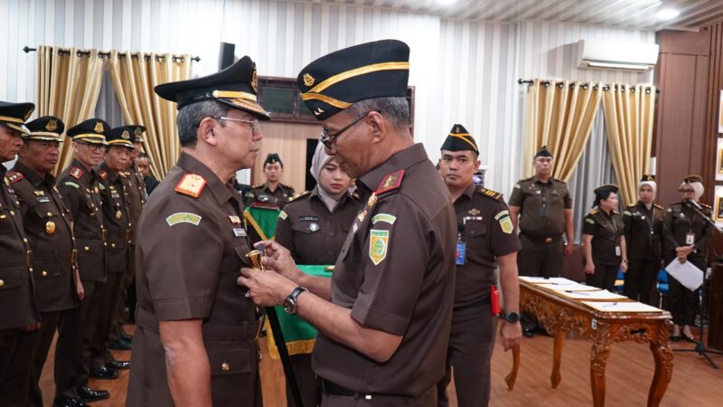 Dilantik Kajati Sumut, Wakajati, Aspidum dan Tujuh Kajari Disumut Resmi Berganti